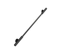 Stainless Steel il Indoor & Outdoor Stair Railing Wall Mounted Hand Grip for Garden Garage Bathroom Veranda 80cm (31.5in) Black Metal Safety Barrier