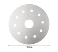 Stainless Steel Induction Cooker Heat Diffuser Di Adapter Plate with Magnetic Sheet for Even Heat Distribution, Compatible with Glass Pots and Non-Magnetic Cookware, Sleek De(13.8cm)