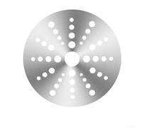 Stainless Steel Induction Cooker Heat Diffuser Di Adapter Plate with Magnetic Sheet for Even Heat Distribution, Compatible with Glass Pots and Non-Magnetic Cookware, Sleek De(23cm)