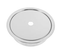 Stainless Steel Induction Cooker Ring Cover Silver | Sturdy Build, Korean Bbq Grilling Hot Pot Table and Hot Pot Table, Easy Control, Light Flex