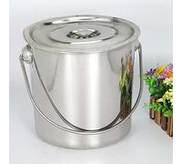 Stainless Steel Induction Stock Pot Casserole Cooking Stockpot Stainless Steel Stock Pot Casserole Soup Stew Pot & Lids Home Brew Pot Cooking Pot (12L)