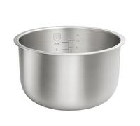 Stainless Steel Inner Pot Compatible for Zojirushi B261 /B263 Replacement Pot Accessories for Rice Cookers, Universal 316 Zero Coating Pot Liner Pot Liner Kitchen Tools Rice Cooker Parts(B263)