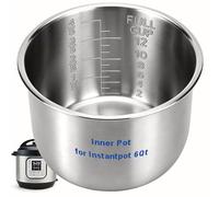 Stainless Steel Inner Pot for Instant Pot 6 Quart 304 (18/8) Food-Grade