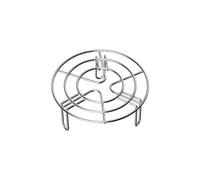 Stainless Steel Insert Rack Steam Rack Cooking Stand Steamer Insert Cake Rack Round Steaming Rack Steamer Insert for Cooking Pots Cooling Rack Cake Rack (15.5 x 5.5 cm)