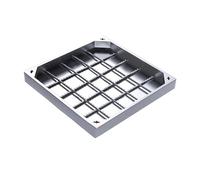 Stainless Steel Inspect Cover & e Invisible Access Hatch for Gardens Patios School Yards Driveways & Paving (800 x 800 mm 31.5 x 31.5 inches)