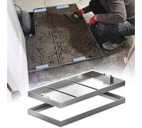 Stainless Steel Inspection Cover with Retractable Handles 70x40x5cm for Residential and Commercial Use - Heavy-Duty Floor Access Hatch