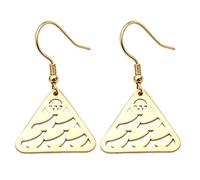 Stainless Steel Instrument & Art Dangle Hook Earrings for Women, Gold Silver Violin Bullhorn Axe Easel Paperclip Brush Triangle Rack Heart Drop Jewelry Gift, One Size, Stainless Steel, No Gemstone