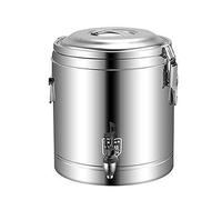 Stainless Steel Insulated Barrel, Hot Water Urn with Faucet, Hot Water Beverage Dispenser Large Capacity, for Hot Water Milk Tea Coffee Juice, Home Party Use,29 * 42.5Cm/,34 * 35Cm/40L