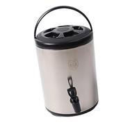 Stainless Steel Insulated Beverage Dispenser 8 Liter Hot Cold Commercial | 304 Stainless Steel, Double-layer Thermal Design, for Milk Tea Shops Coffee Shops Home School Office Use, Commercial Grade