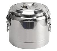 Stainless Steel Insulated Beverage Dispenser, Large Capacity Hot and Cold Drink Server with Secure Lid and PU Foam Insulation for Coffee Tea Juice Milk (30L)