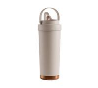 Stainless Steel Insulated Cup 750ml Ceramic Lined Interior Coffee Mug for Office Women's Leak Proof Drinkware Dishwasher Safe Ceramic Lined Water Bottle