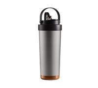 Stainless Steel Insulated Cup 750ml Ceramic Lined Interior Coffee Mug for Office Women's Leak Proof Drinkware Dishwasher Safe Ceramic Lined Water Bottle