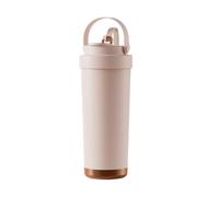 Stainless Steel Insulated Cup 750ml Ceramic Lined Interior Coffee Mug for Office Women's Leak Proof Drinkware Dishwasher Safe Ceramic Lined Water Bottle