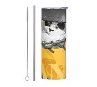 Stainless Steel Insulated Cup Zenless Zone 0 Character Graphic 18oz/500mL Stainless Sport Outdoor Double Wall Insulated Bottles with Straw