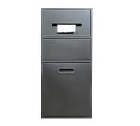 Stainless Steel Integrated with Removable Door, Custom Bathroom & Shower Caddy, Ideal for Public Restrooms and Par, Space-Saving Waste Bin Solut