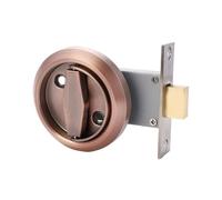 Stainless Steel Invisible Door Handle Lock Indoor Double Sided Embedded Cabinet Door Handles Furniture Hardware Accessories(2)