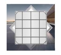 Stainless Steel Invisible Manhole Cover Heavy-Duty Square Septic Lid 60x60cm for Courtyard Driveway Paving Blocks -& Secure Access Solution