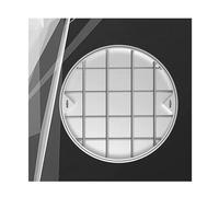 Stainless steel invisible manhole cover, invisible design embedded manhole cover, round manhole cover, for lawn courtyard septic tank driveway manhole cover(50CM/19.7IN)