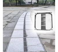 Stainless Steel Invisible Manhole Cover,Invisible Drain Manhole Cover, Square Septic Tank Detector Lid, 304 Stainless Steel Inspect Manhole Cover with Lifting Hook,（Color,18x18in）