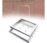 Stainless Steel Invisible Manhole Cover, Reinforced 30-85 cm, for Residential Areas, Heavy-Duty Drain Covers (90cm x 50cm) for Enhanced Safety & Style