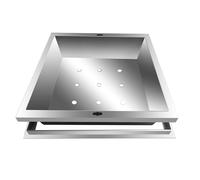 Stainless Steel Invisible Manhole Cover with Frame, Durable and Aesthetic Design for Yard and Lawn Drainage Solutions