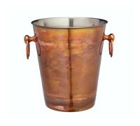 BarCraft Swirling Copper Finish Champagne Bucket