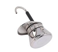 Stainless Steel Italian Coffee Maker, 1 Cup Portable Stovetop Coffee Machine for Camping, Compact Design, Durable,