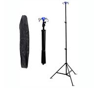 Stainless Steel IV Drip Stand, IV Pole Infusion Stand Portable Retractable Height Adjustable 27-83 inches with 4 Hooks