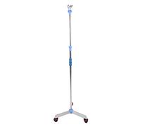 Stainless Steel Iv Pole with Wheels, with 2 Hooks Infusion Stand, Removable Top Multi-Hook for Nursing Homes Community Service Centers