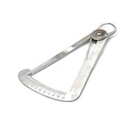 Stainless Steel Iwanson Crown Calipers Ruler Micrometer Tools Wax Thickness Measuring Ruler Orthodontic measuring Lab Instruments (0 to 10mm)