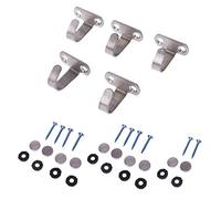 Stainless Steel J Shape Hook for Ceiling Cabinet Top Hanger Cloth Towel Robe Command Hooks Door Hooks Towel Adhesive Stick On Hook Holder Coat Suction Wall Door Hanger Adhesive Over Airer