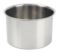 Stainless Steel Jar For Seasonings And Dry Pantry Items With Polished Finish Reinforced Rolled Edge And Stable Ring Bottom(18cm)