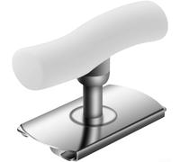 Stainless Steel Jar Opener with Adjustable Clamp from 2 5cm to 9 5cm, Ergonomic Handle, Anti Slip Design and Gear Technology for Fast and Easy Lid Opening