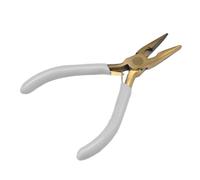 Stainless Steel Jewelry Plier Ergonomic Handle Needle Nose Plier for Jewelry Making Handcraft Bead Work Stainless Steel Wire Cutter