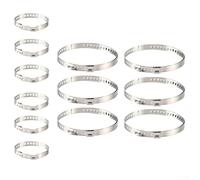 Stainless Steel Joint Clamp Kit for Automotive Use Featuring Non Magnetic Properties and Resistance to Environmental Degradation Over Time