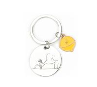 Stainless Steel Keyring Bag Charm, Cute Creative Design for Gifts, Unique Personalised Keyring, Birthday Gifts for Women, Mum, Sister, Friends, Girlfriend, Boyfriend Gifts