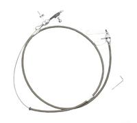 Stainless Steel Kick Down Cable for C-4 Automatic Transmission, Heavy Duty Throttle Detent Wire Linkage, Engineered Replacement Part for Smooth Downshift Control and