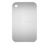 Stainless Steel Kitchen Chopping Board for Chopping - Double-Sided, Durable, Easy to Clean, Various Sizes, for Cutting and Dicing, Fish, Meat, Vegetables, Raw, Cooked, Food Prep, A