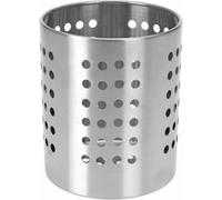 Stainless Steel Kitchen Cutlery Holder Pot | Kitchen Utensil Drying Rack Cutlery Caddy Case | Multi-Purpose Organiser for Silverware - 13cm