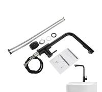 Stainless Steel Kitchen Faucet Pull Down Single Handle with Sprayer Ideal for Resitial Restaurant Bar Outdoor Camping Sinks