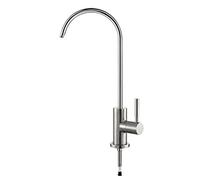 Stainless Steel Kitchen Faucet with Water Filter Brushed Finish Compatible with Reverse Osmosis Systems Ideal for Home Use Durable and Stylish Design