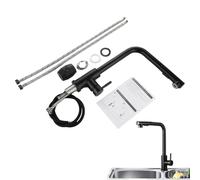 Stainless Steel Kitchen FaucetSingle Handle PullDown Tap for Home Bathroom Restaurant Outdoor Camping & Stylish Water Mixer