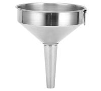 Stainless Steel Kitchen Funnel Liquid Dry Ingredients 11/13/15cm Wide Mouth Metal Funnel Transferring Oils, Jam, Powder Bottle Food Cooking Use (11cm)