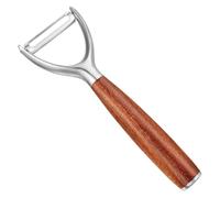 Stainless Steel Kitchen Peeler with Real Wood Handle, Ultra Blade Multi-Functional Vegetable and Fruit(A)