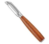 Stainless Steel Kitchen Peeler with Real Wood Handle, Ultra Blade Multi-Functional Vegetable and Fruit(B)