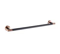 Stainless Steel Kitchen Roll Holder Set - 4-Piece Rose Gold & Black Wall-Mounted Towel Bar & Coat Hook - Versatile Storage Solution for Bathroom & Kitchen Organization