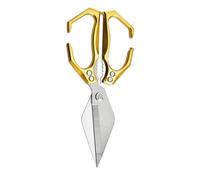 Stainless Steel Kitchen Scissors - Cooking Scissors, Food Prep Cutting Tool, All Purpose Meat Cutter, Crab Cracker | Professional Heavy Duty Scissors with Comfortable Handle for Res