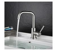 Stainless Steel Kitchen Sink Faucet - Modern Bathroom Tap Mixer for Lavatory & Bar Use - Compact Design for Small Spaces - & Stylish Kitchen Faucet