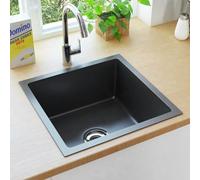 Stainless Steel Kitchen Sink, Overmount Single Bowl Modern Style Deep Basin for Efficient Use in Home or Commercial Kitchens