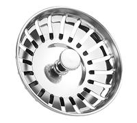 Stainless Steel Kitchen Sink Plug Strainer - Rust Free Kitchen Sink Strainer - Sink Plug Replacement for Food and Hole Hair Catcher - Hole Diameter 78mm